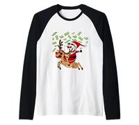 Make it Reign Funny Santa Make it Reign Maglia con Maniche Raglan