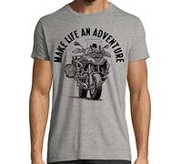 Make Life an Adventure 1200 GS, 100% cotone, 190 g/m², vestibilità aderente, grigio, XL