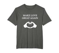 Make Love Great Again dito mostra simbolo cuore Maglietta