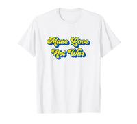 Make Love Not War - Edizione speciale blu e giallo Maglietta