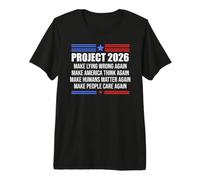 Make Lying Wrong Again Flag Project 2026 Sign Save Democracy Maglietta Premium