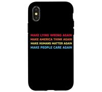 Make Lying Wrong Again Human’s Rights Women Speak Custodia per iPhone X/XS