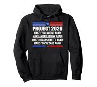 Make Lying Wrong Again Sign Project 2026 No Kings in America Felpa con Cappuccio