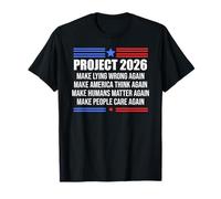 Make Lying Wrong Again Sign Project 2026 No Kings in America Maglietta