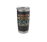 Make Me Coffee And Take Me Junkin' Bicchiere termico in acciaio inox doppia parete