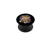 Make Media Physical Again Videogioco divertente Music Disc PopSockets PopGrip Adesivo
