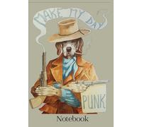 Make my Day Punk Journal: Fun doggie Clint Eastwood Notebook for all your thoughts and stuff you need to remember!