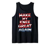Make My Knee Great Again - Frase patriottica Canotta