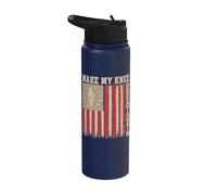 Make My Knee Great Again - Knee Surgery Replacement Recovery Stainless Steel Insulated Water Bottle