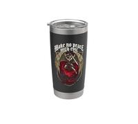 Make No Peace with Evil Archangel Michael Bicchiere termico in acciaio inox doppia parete