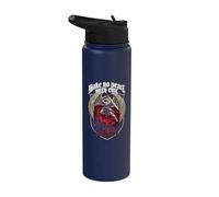 Make No Peace with Evil Archangel Michael Stainless Steel Insulated Water Bottle
