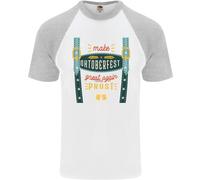 Make Oktoberfest Great Again Divertente Birra DA UOMO S/S Baseball T-Shirt