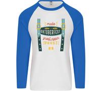 Make Oktoberfest Great Again Divertente Birra Uomo L/S Baseball T-Shirt
