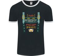 Make Oktoberfest Great Again Divertente Birra Uomo Ringer Fotl