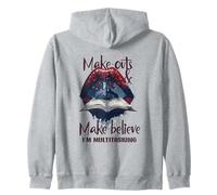 Make OUTS And Make Believe I'm Multitasking Felpa con Cappuccio