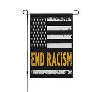 Make Racism Wrong Again Blm Black Lives Matter End Racism Human Equality Bandiera All'Aperto Decorative Bandiera Da Esterno Moda Bandiere Da Cortile Per Soggiorno Campionato Il Portico 30X45cm