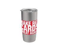 Make Red Cards Great Again Classic Soccer Arbitro Meme Bicchiere termico in acciaio inox doppia parete