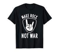 Make Rock Not War acoustic Musician Maglietta