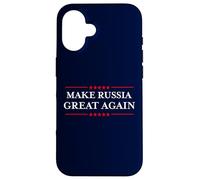 Make Russia Great Again - Funny Russian Pride Custodia per iPhone 16