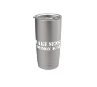 Make Sense Common Again Bicchiere termico in acciaio inox doppia parete