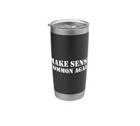 Make Sense Common Again Bicchiere termico in acciaio inox doppia parete
