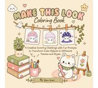Make This Look Coloring Book: A Creative Coloring Challenge with Fun Prompts to Transform Cute Objects in Different Themes and Styles