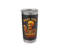 Make This Summer Creepy - Scheletro con cocktail Bicchiere termico in acciaio inox doppia parete