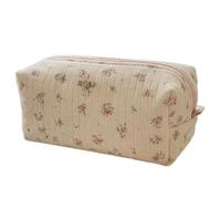Make up Bag, Large Capacity Travel Cosmetic Bag, Multifunctional Makeup Case with Zipper & Multi-compartments Pencils Organiser Cosmetic Makeup Organizer for Students Women Men