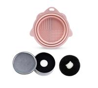 Make Up Brush Cleaner - Silicone Pieghevole, Macchina Portatile per la Pulizia del Pennello per Trucco, Adatta per il Pennello per Trucco, la Spugna e gli Strumenti di Pulizia in Polvere (#5)