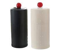 Make up Brush Storage Tube with Dust Cover, Press Lift Design (Pack of 2), 20cm Length x 10.5cm Width
