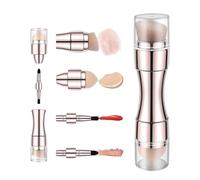 Make Up Brushes, 4 in 1 doppio strato applicatore, Eye Face Retractable Makeup Brush, Versatile Cosmetic Tool Main Feature, Beauty Accessory With usage For Blush Powder Gloss Eyeshadow Eyebrow