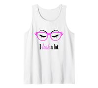 Make up Lash Eyelash Eyelashes Lover Sun Glasses t-Shirt Canotta
