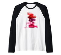 Make Up Nail Polish Makeup Cosmetics Manicure Nail Tech Gift Maglia con Maniche Raglan