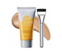 Make-up Per Viso e Corpo, Correttore e Primer, Resistente All'acqua，#2：85g | Con Pennello,Aiuta a Creare un Incarnato Più Uniforme Con Una Coprenza Da Leggera a Media, Modulabile