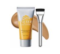 Make-up Per Viso e Corpo, Correttore e Primer, Resistente All'acqua，#3：85g | Con Pennello,Aiuta a Creare un Incarnato Più Uniforme Con Una Coprenza Da Leggera a Media, Modulabile