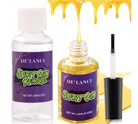 Make up Spirit Gum + Remover Combi Set Colla per la pelle e il viso, colla Spirit Gum per effetti speciali, Halloween, Carnevale, teatro, SFX Zombie Vampiro, Clown