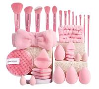 Make -Up Sponge -Strumento Di Make -Up Portatile | Spazzola Per Il Trucco Set Da Donna Set Di Polvere Russa Da Fondazione Rouge | Setole Morbide Per Le Ragazze Delle Ragazze Del Correttore Di Ombretto