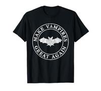 Make Vampires Great Again - Umorismo Gotico Oscuro - vintage Maglietta