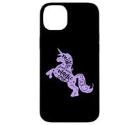 Make your own Magic Positive Citazione Ragazze Unicorno Graphic Tee Custodia per iPhone 14 Plus