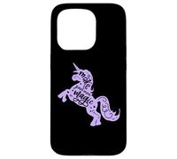 Make your own Magic Positive Citazione Ragazze Unicorno Graphic Tee Custodia per iPhone 15 Pro