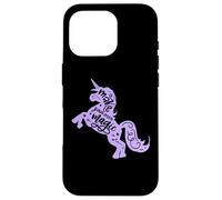 Make your own Magic Positive Citazione Ragazze Unicorno Graphic Tee Custodia per iPhone 16 Pro