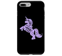 Make your own Magic Positive Citazione Ragazze Unicorno Graphic Tee Custodia per iPhone 7 Plus/8 Plus