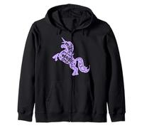Make your own Magic Positive Citazione Ragazze Unicorno Graphic Tee Felpa con Cappuccio