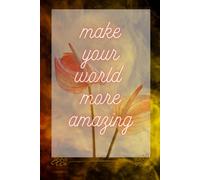 Make Your World More Amazing: checkered notebook