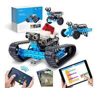Makeblock 90092 - MBot Educativo Interattivo Programmabile Ranger 3 in 1, Blue