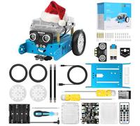 Makeblock mbot Robot Programmabile Bambini, Coding Robot Giocattolo Compatibile con Programmazione Scratch e Arduino, Kit Robot da Costruire, Robotica Educativa per Bambini 6+ Anni - Blu