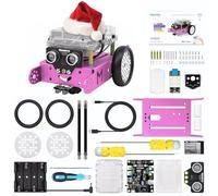 Makeblock mBot Stem Robot programmabile robotica per auto, compatibile con scratch/Arduino, robot gioco educativo Stem controllo remoto e app per bambini 8 anni + rosa