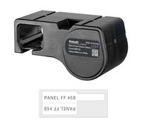 MakeID Etichette a Bandiera in Polipropilene (PP) per Stampante Etichette Industriale D50 - Nero su Bianco, 21 x 42 mm, interno/esterno, sicurezza, tracciabilità, elettricità