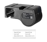 MakeID Etichette in Nylon Adesive per Stampante di Etichette Industriale D50 - Nero su Bianco, 38 mm x 5 m, uso interno/esterno, sicurezza, tracciabilità beni, etichettatura elettrica