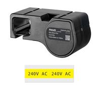 MakeID Etichette PET per Stampante di Etichette Industriale D50 - Nero su Giallo, 26 mm x 8 m, uso interno/esterno, sicurezza, tracciabilità beni, etichettatura elettrica